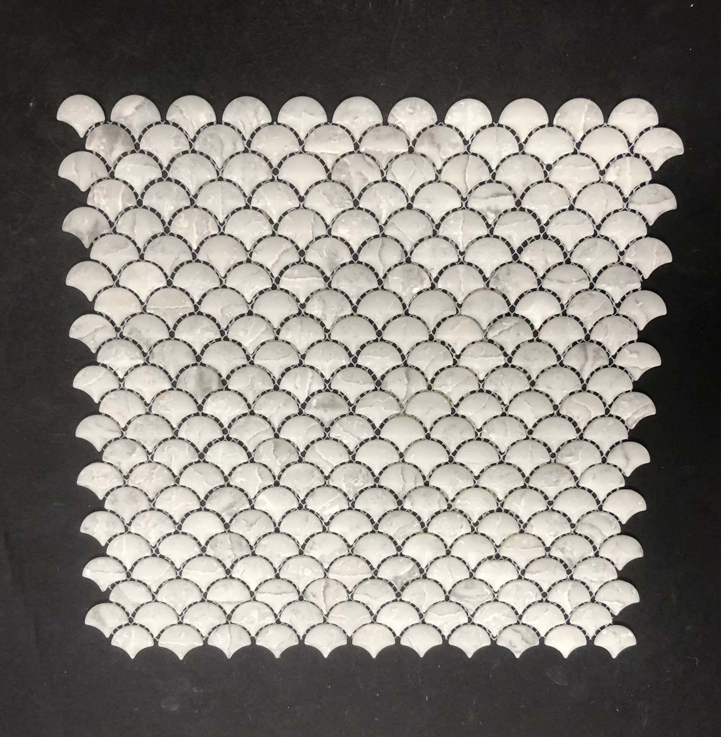 Ceramic fish-scale mosaic tile series