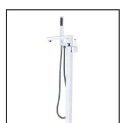 AS-5601-BN Brushed Nickel floor-mount tub filler