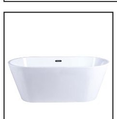 MILAN freestanding acrylic bathtub