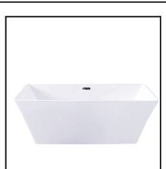 VIENNA freestanding acrylic bathtub