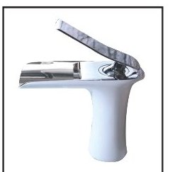 AB-5105 Chrome White faucet