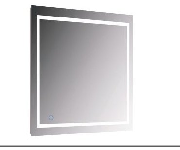 Kendall frameless LED mirror