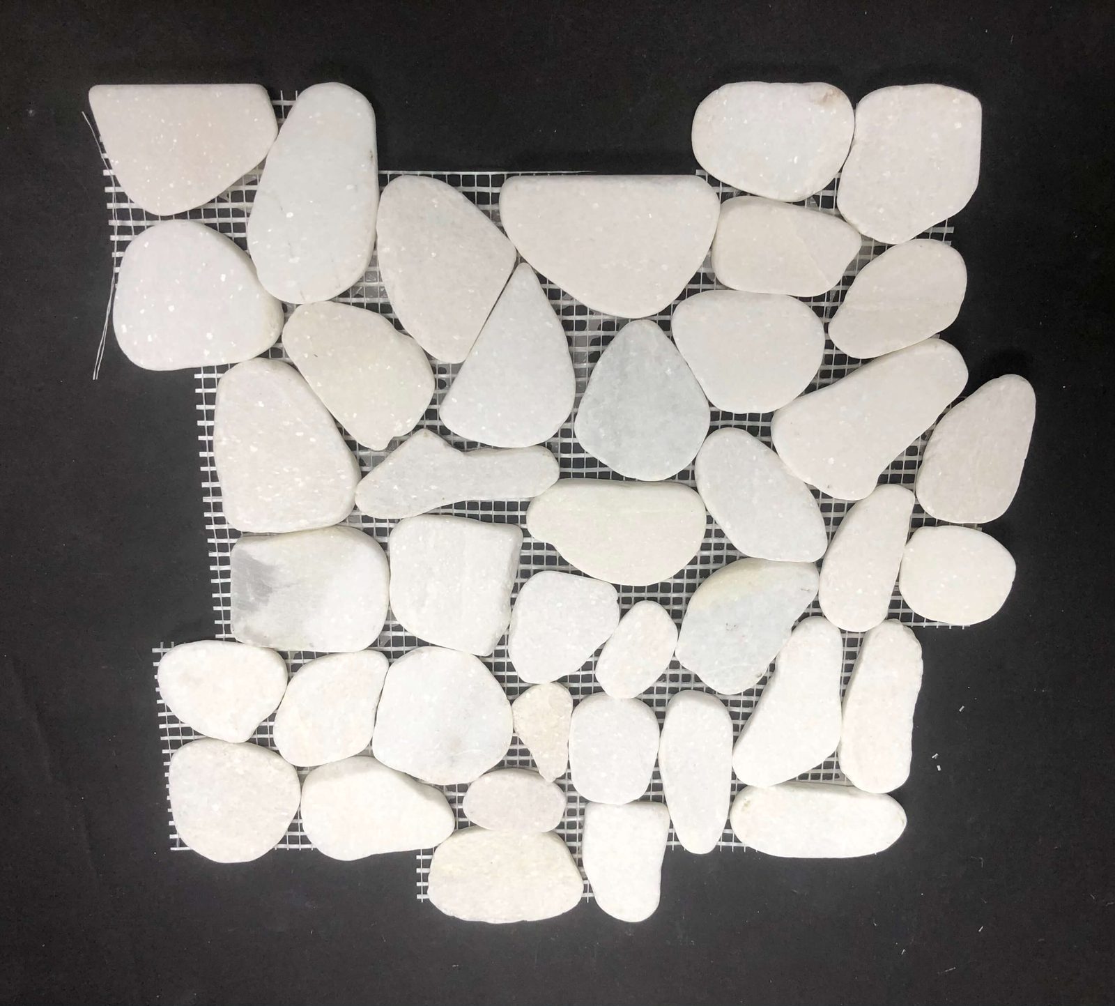 Pebbles Mosaic tile sample
