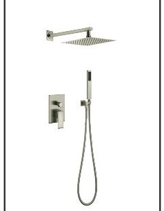 AB-5801-BN shower system in Brushed Nickel
