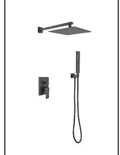 AB-5801-MB shower system in Matte Black