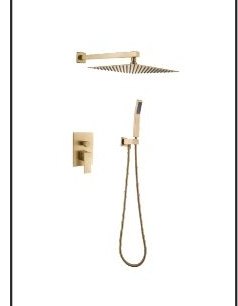 AB-5801-SB shower system in Satin Brass